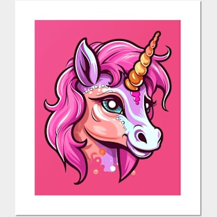 Kids Unicorn Posters and Art